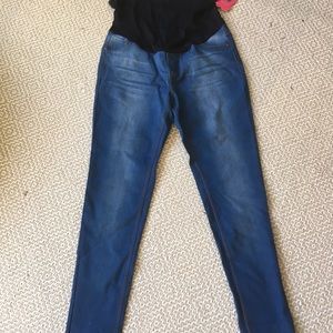 NWT Maternity Jeans, Medium/Large